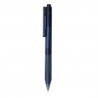 X9 frosted pen met siliconen grip, donkerblauw - 3