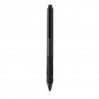 X9 pen met siliconen grip, zwart - 2
