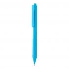 X9 pen met siliconen grip, blauw - 1