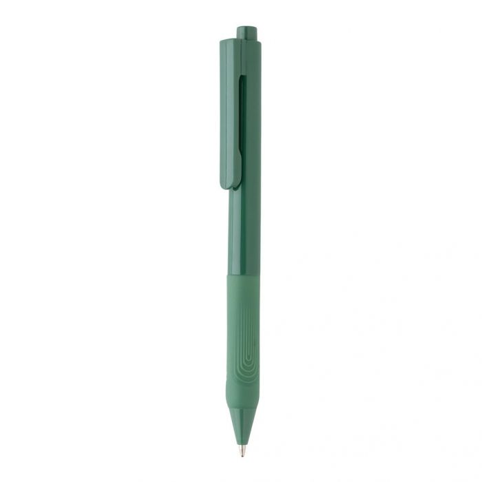 X9 pen met siliconen grip, groen - 1