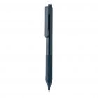 X9 pen met siliconen grip, donkerblauw