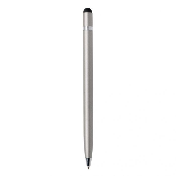 Simplistic metalen pen, zilver - 1