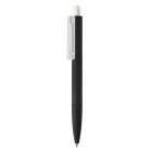 X3 zwart smooth touch pen, transparant