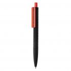 X3 zwart smooth touch pen, rood