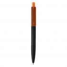 X3 zwart smooth touch pen, oranje - 3