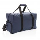 Smooth PU weekendtas PVC-vrij, donkerblauw