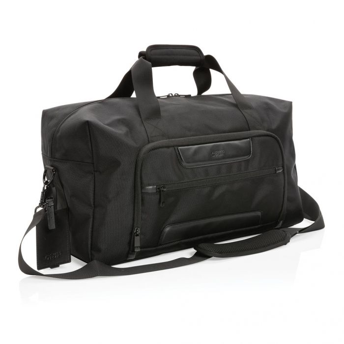 Swiss Peak AWARE™ RPET Voyager weekendtas, zwart - 1