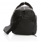 Fashion black PVC vrije weekendtas, zwart - 3