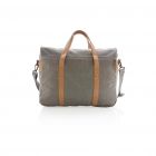 Canvas laptop tas PVC vrij, grijs - 3