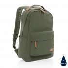 Impact AWARE™ 16 oz. recycled canvas laptop rugzak, groen