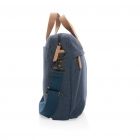 Impact AWARE™ 16 oz. recycled canvas laptoptas, blauw - 3