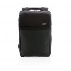 Lima PVC-vrije 15.6" RFID laptop tas, zwart - 3
