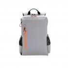 Lima 15" PVC vrije laptop rugzak met RFID & USB, grijs - 2