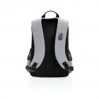 Lima 15" PVC vrije laptop rugzak met RFID & USB, grijs - 3