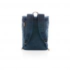 Canvas laptop rugzak PVC vrij, blauw - 3