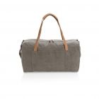 Canvas reis/weekendtas PVC vrij, blauw - 4