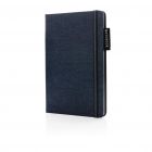 Deluxe A5 denim notitieboek, donkerblauw