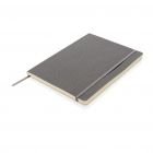 Deluxe B5 notitieboek soft cover XL, grijs - 2