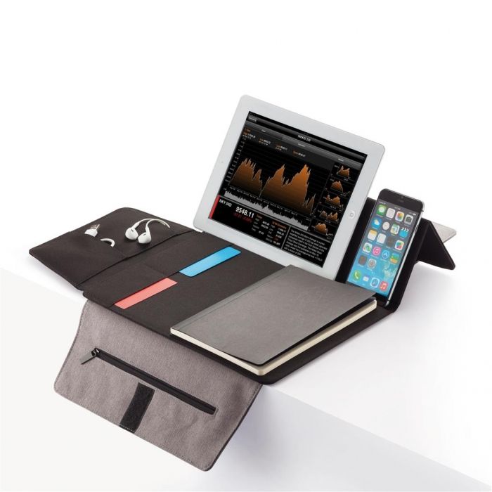 Seattle 9-10” universele tablet portfolio, grijs - 1
