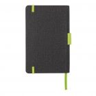 Luxe A5 notebook met penhouder, groen - 3