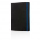 Luxe A5 softcover notitieboek met gekleurde rand, wit - 4