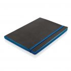 Luxe A5 softcover notitieboek met gekleurde rand, blauw - 2