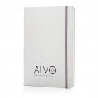 A5 hardcover notitieboek, zilver - 2