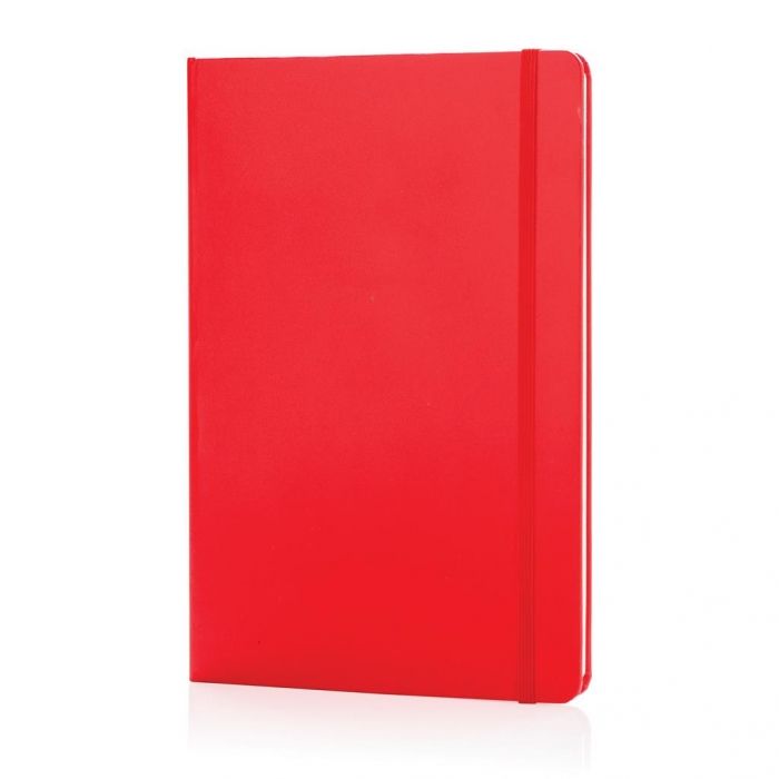 A5 hardcover notitieboek, rood - 1
