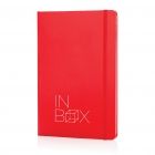 A5 hardcover notitieboek, rood - 2