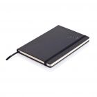 Deluxe hardcover PU A5 notitieboek, zwart - 2