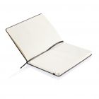 Deluxe hardcover PU A5 notitieboek, zwart - 3