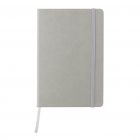 Deluxe hardcover PU A5 notitieboek, grijs - 2