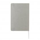 Deluxe hardcover PU A5 notitieboek, grijs - 3