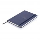 Deluxe hardcover PU A5 notitieboek, donkerblauw - 2