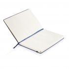 Deluxe hardcover PU A5 notitieboek, donkerblauw - 3