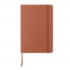 Deluxe hardcover PU A5 notitieboek, bruin - 2