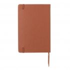 Deluxe hardcover PU A5 notitieboek, bruin - 3