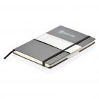 Deluxe hardcover A5 notitieboek, zwart - 2