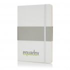 Deluxe hardcover A5 notitieboek, wit - 2