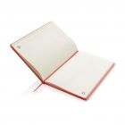 A5 recycled kraft notitieboek, rood - 3