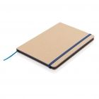 A5 recycled kraft notitieboek, blauw - 2
