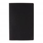 Softcover PU notitieboek met gekleurde accent rand, wit - 2