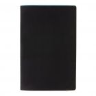Softcover PU notitieboek met gekleurde accent rand, blauw - 2