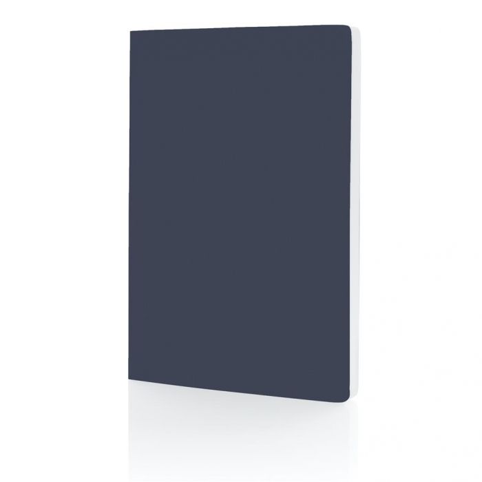 Impact softcover steenpapier notitieboek A5, donkerblauw - 1