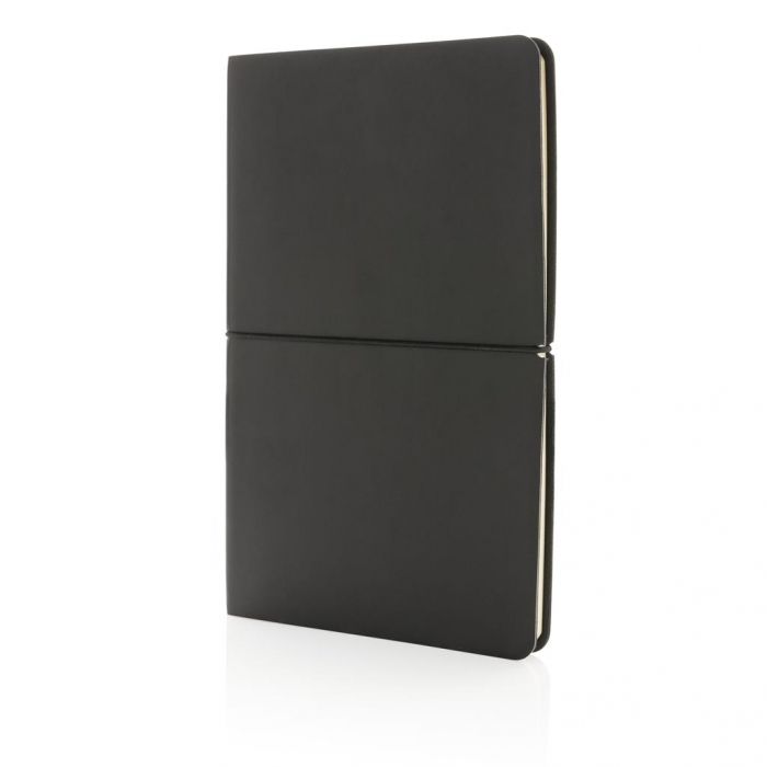 Moderne deluxe softcover notitieboek A5, zwart - 1