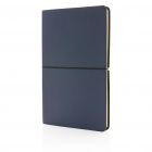 Moderne deluxe softcover notitieboek A5, donkerblauw