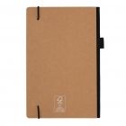 A5 FSC® deluxe hardcover notitieboek, zwart - 4