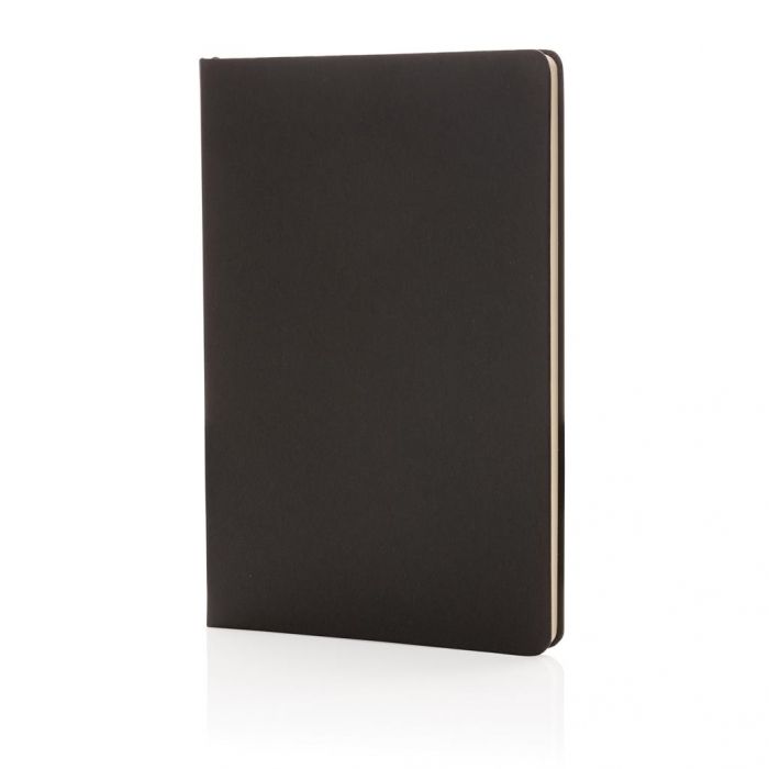 A5 FSC® hardcover notitieboek, zwart - 1