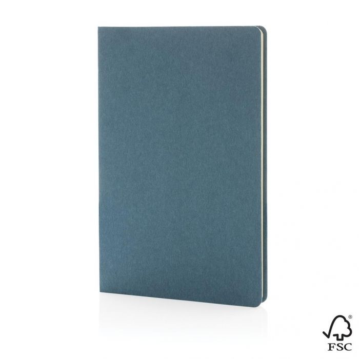 A5 FSC® hardcover notitieboek, blauw - 1