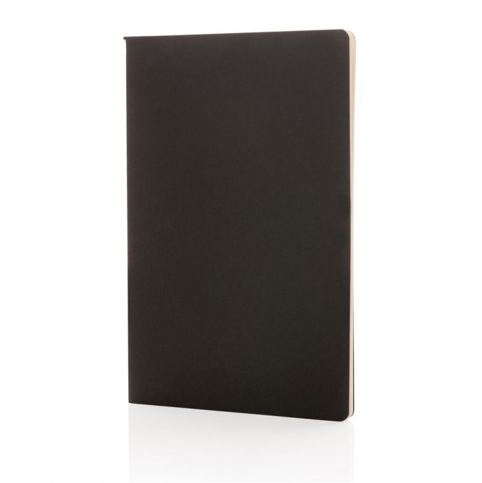 A5 FSC® standard softcover notitieboek, zwart - 1